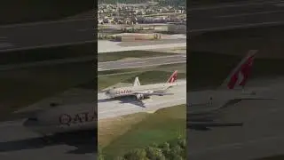 ДРАМАТИЧЕСКАЯ посадка Boeing 777 Qatar Airways в Тэгу! ✈️