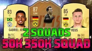 FIFA 19 50K & 350K SQUAD BUILDER feat. G&Ouml;TZE FLASHBACK, JESUS, REUS  - 50K, 350K FUT CHAMPIONS TEAM