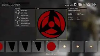 Emblema Mangekyou Sharingan do Kakashi  call of duty infinite warefare
