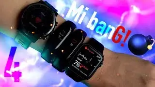 ⌚️Полнейший Xiaomi Mi band 4🔥Стресс Тест с Apple Watch 4!👌
