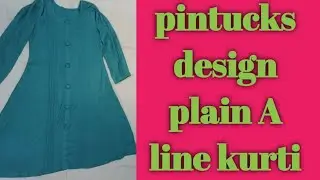 Pintucks design A line kurti