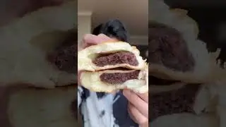 Golden Red Bean Bread at the Convenience Store in Korea
