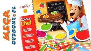 Kolorowy Kucharz - Colour Chef - Gry Logiczne dla dzieci - Ludattica