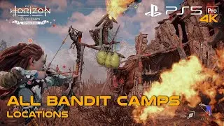 ROAD TO 2K | Horizon Zero Dawn Remastered | ALL BANDIT CAMPS | PS5 Pro