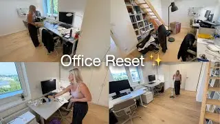 ASMR Office Reset ✨ From Messy ➝ Clean & Focused | Satisfying Cleaning Motivation