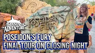 Poseidon’s Fury Final Tour on Closing Night at Universal’s Islands of Adventure