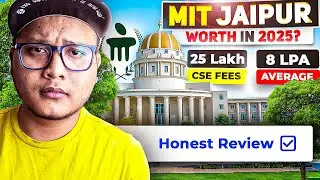 Manipal Jaipur...an Honest Review🤬 Worth it in 2025? Direct Admission! MUJ Jaipur For CSE?