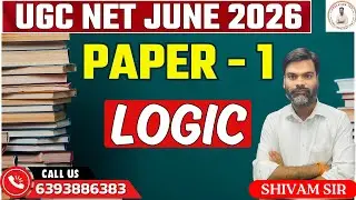 LOGIC | UGC NET Paper 1 BY SHIVAM SIR | education lok #ugcnet2026