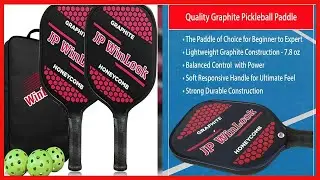 Elevate Your Game with the JP Winlook Pickleball Paddle Set: Control, Comfort, and Power