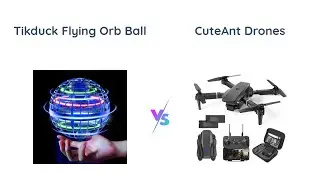 🔥 Flying Ball Drone VS HD Camera Drone with Case | Which is Better? 🤔