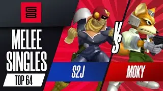 S2J vs Moky - Top 64 Melee Singles - G8 | Falcon vs Fox