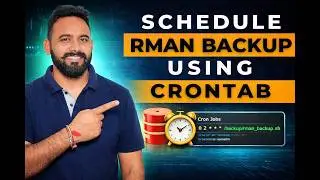 How to schedule RMAN backup using crontab