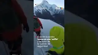 Tragedia en China: alpinista pierde la vida al caer por tomarse una selfie en Sichuan
