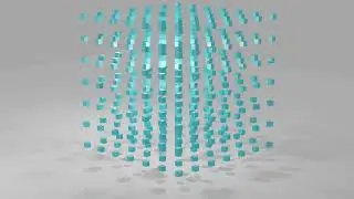 Cube Array Dance - Blender Animation