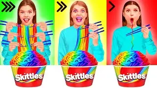 Fast, Medium or Slow Food Challenge | Epic Cooking Hacks by AZaZa Challenge