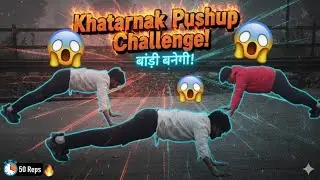 Railway Track Par Aisa Fitness Challenge Pehle Kabhi Nahi Dekha Hoga! 🔥CRAZY Push-up Challenge 🔥😱😱