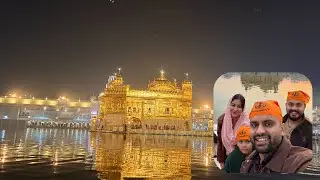 Golden Temple After a Long Road Trip #goldentemple #amritsar #satnamwaheguru #travel #vlog #latest