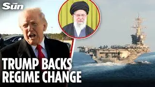 Trump says Iran regime change is &lsquo;best thing&rsquo; as US prepares &lsquo;weeks-long operation&rsquo;