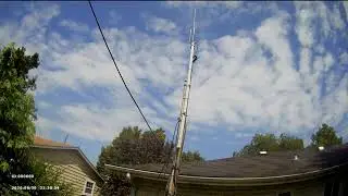 Antron 99, Copper J-Pole, antenna set up