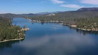 Bass Lake, California By Drone