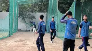 Practice session with Arun Rana ( RCA) 