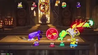 MultiVersus - Samurai Jack Vs Powerpuff Girl Vs Jake Vs Raven.