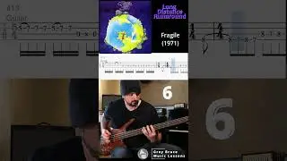 Yes Chris Squire Top 10 Bass Lines #closetotheedge #fragile #relayer #yes #chrissquire #basslesson