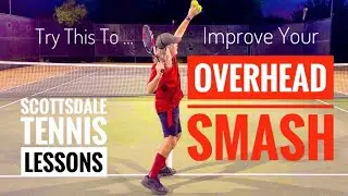 One Minute Tennis Tip - Try this to improve your OVERHEAD SMASH