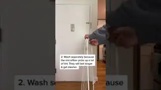 Do you know HOW TO CLEAN MICROFIBER towels | #Shorts