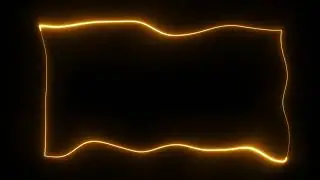 Glowing Neon Rectangle Frame | After Effects Template
