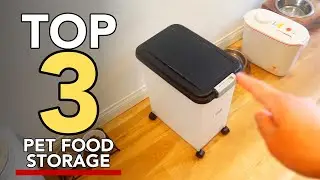 I Tried 3 Highly Rated Pet Food Storage Containers From Amazon