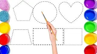 Learn Shapes, Colors, and Sizes | Toddler Learning Preschool | Early Math Skills | Shapes Activity