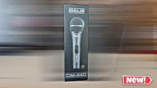 AHUJA DM-440 PROFESSIONAL PERFORMANCE MICROPHONE UNBOXING& REVIEW