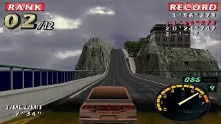 Rage Racer - Extra GP Class 1 (PlayStation 1) - GamePlay 2k 60fps