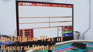 27/32 Inch High Quality Baccarat Display Monitor Installation