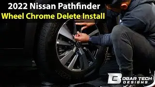 Nissan Pathfinder 2022-2025 Wheel Chrome Delete Install