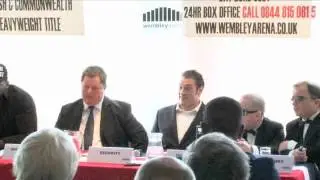 UNCUT - TYSON FURY v DERECK CHISORA (WEMBLEY ARENA PRESS CONFERENCE) FOR iFILM LONDON - PART 1