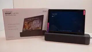 Lenovo Smart Tab M10 — 10-дюймовый планшет на Android со встроенной Alexa и док-станцией — распак...