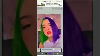 tuto de como pintar cabello en pisctar  #sharon aesthetic #@