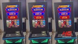 32 Inch 43 Inch Touch Screen Fusion 5 Slot Gambling Machines,Fusion 5 Slot Game Main Board