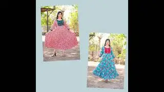 A line anarkali kurti