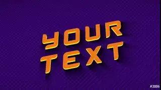 Simple 3D Text Animation Video Intro (#2006)
