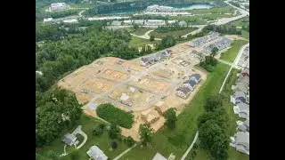 Construction Progress at Spring Oak at Malvern, Pennsylvania.