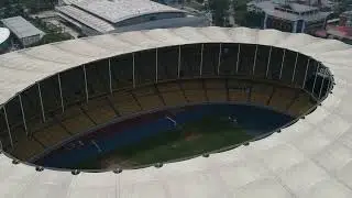 Flying DJI Spark to the top of Bukit Jalil National Stadium, The Largest Stadium In Southeast Asia