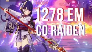 This is what a 1000+ EM Raiden Shogun looks like  | Genshin Impact