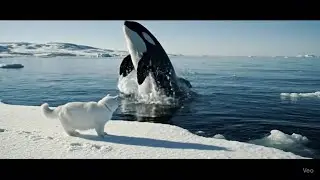 White Cat's Arctic Survival! ❄️ You Won't Believe What He Saw!