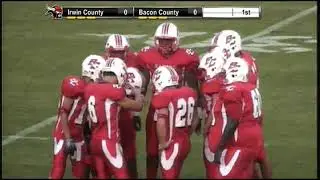 (9-9-2011) Bacon County Red Raiders SHOCK Irwin County High In (THE PACKED-OUT MOJO) BCTV