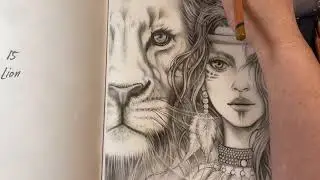 Adult Coloring - Wild Soul Lion page Part 1