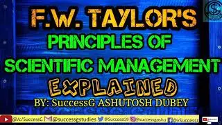 F W Taylor' Scientific Management Principles