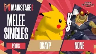 OkayP vs None - Melee Singles: Pools - Mainstage 2021 | Pikachu vs Falcon